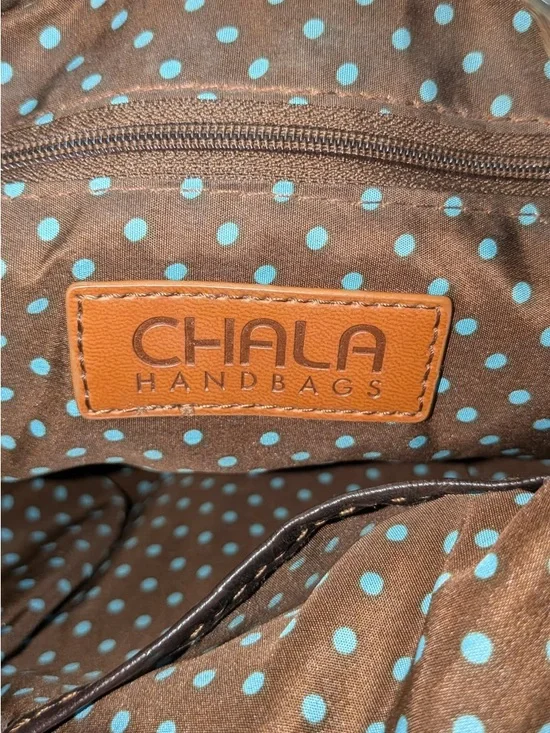 Chala olive green Fox messenger crossbody bag vegan leather. EUC - Picture 6 of 6